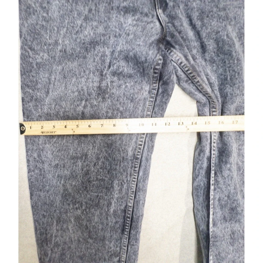 Vtg 1997 Levis 565 Wide Leg Womens 12 Rough Hem Made In USA Stone‎ Wash
